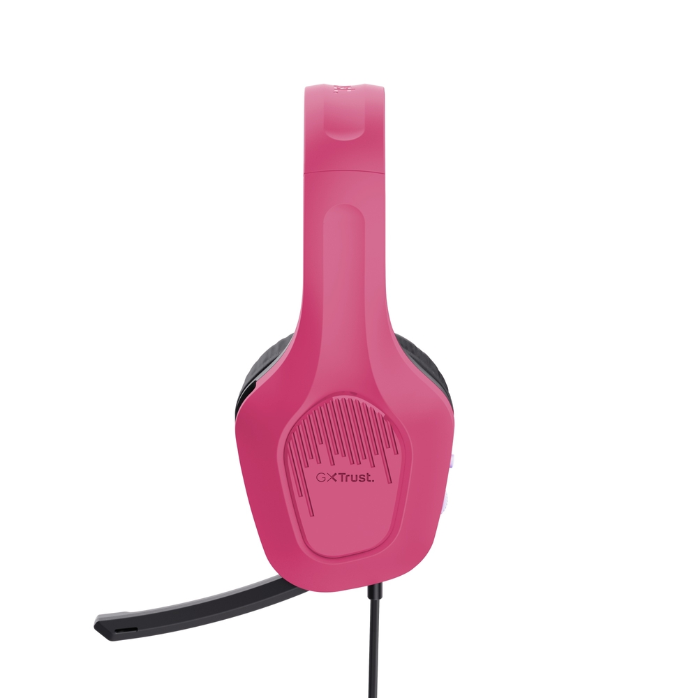 Trust GXT 415P Zirox Leichtes Multiplattform-Gaming-Headset – Pink