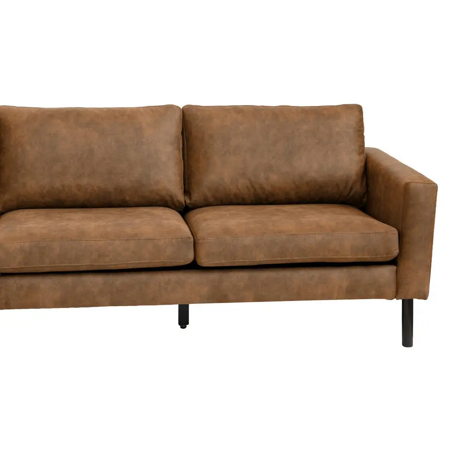 Hoekbank Collin links - cognac