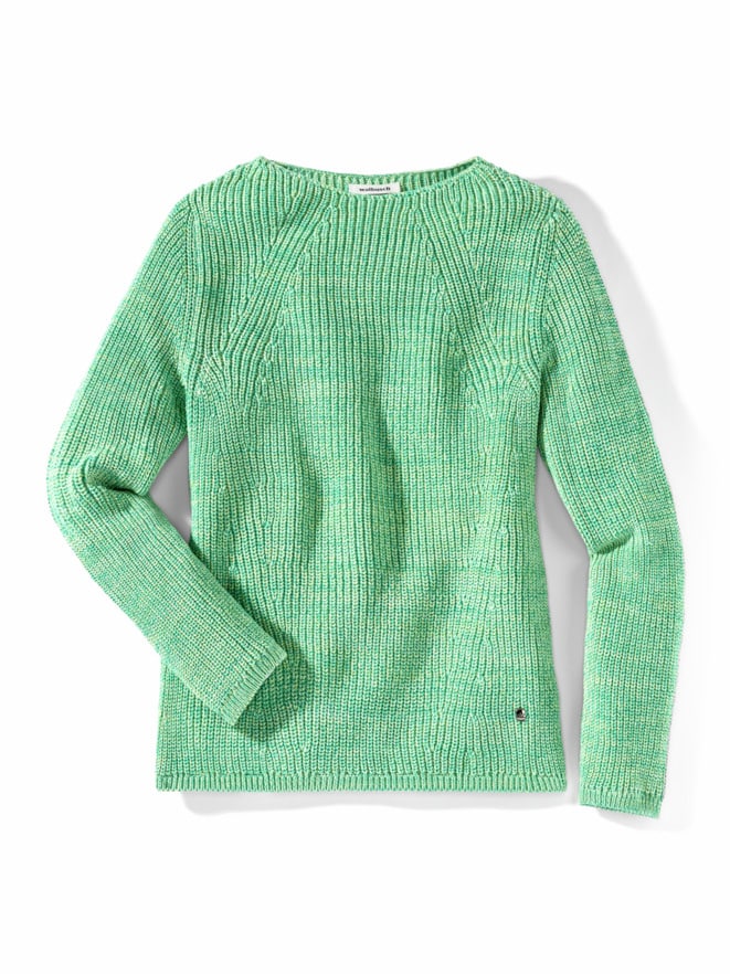 Baumwoll-Pullover Farbenspiel