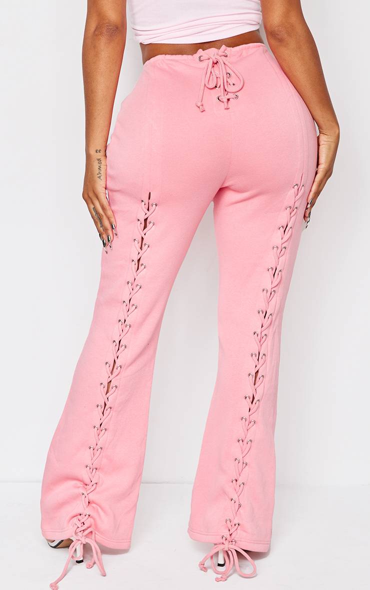 Joggers Shape À Jambes Larges Avec Laçage Frontal