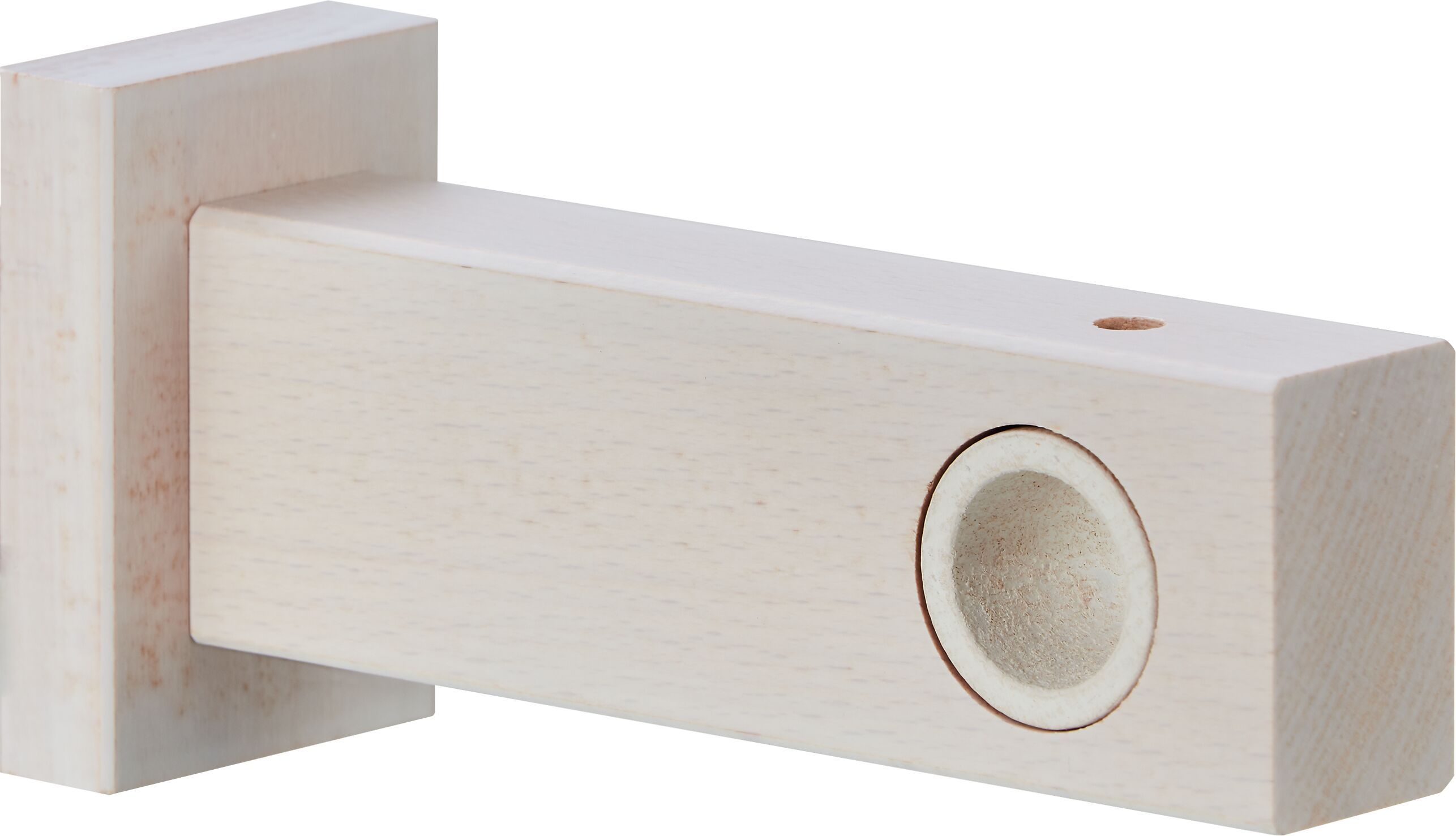 HOLZ Wandträger - Weiss / B: 7.0 cm x H: 18.0 cm