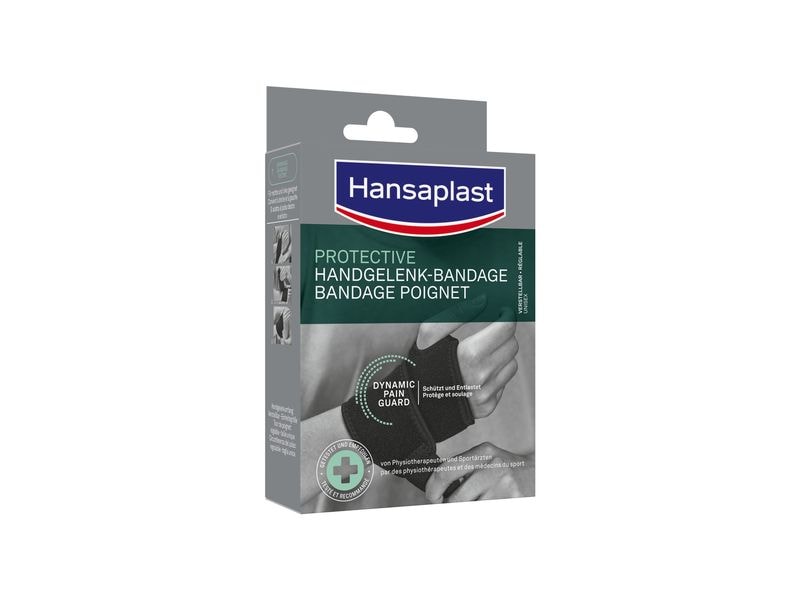 Hansaplast Protective Handgelenk-Bandage 1 Stück Verstellbare Bandage für die Handgelenke