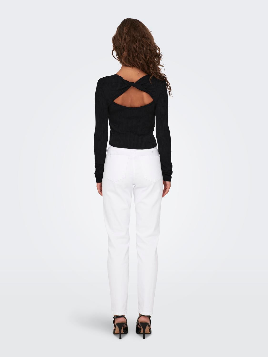 ONLAMOUR Strickpullover Black
