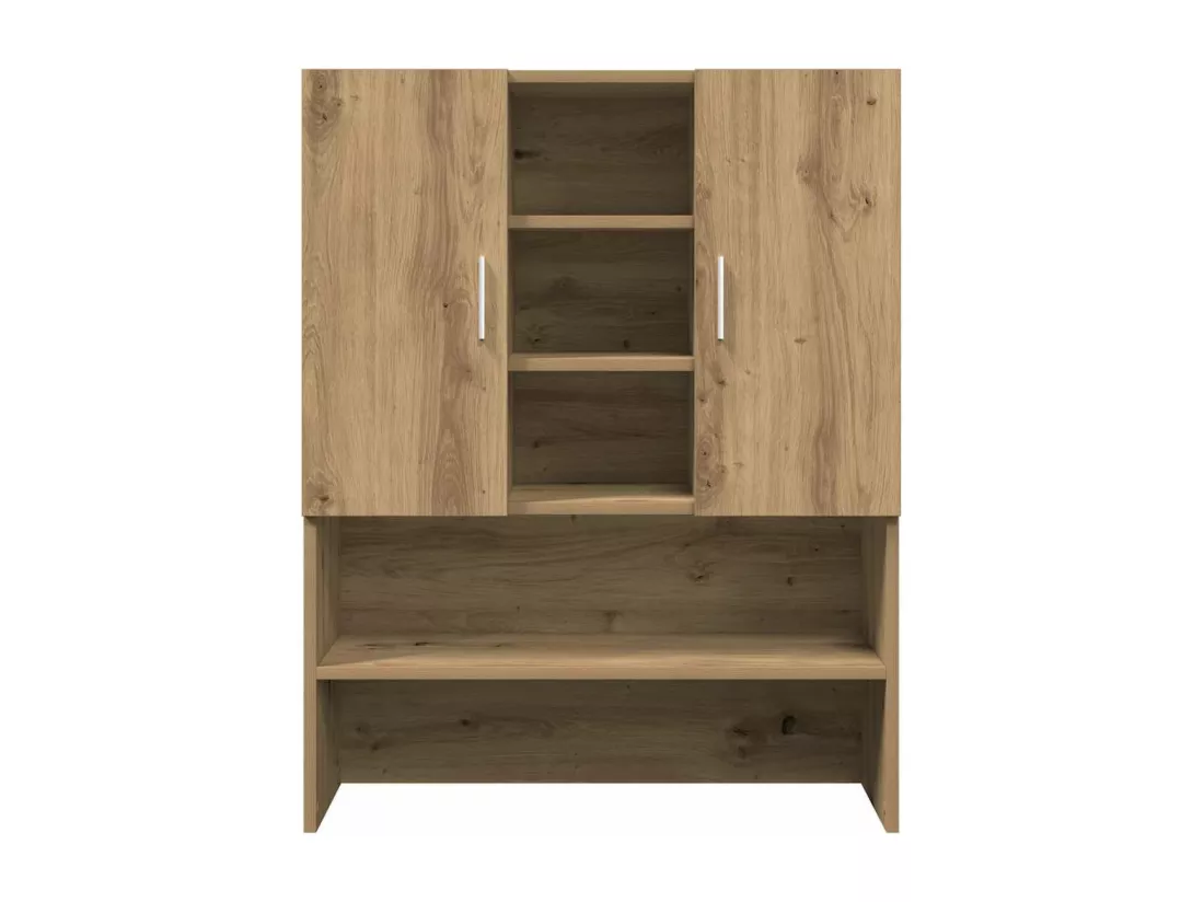 Meuble pour machine à laver chêne artisanal 70,5x25,5x90 cm