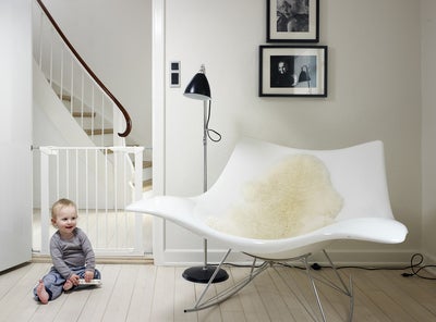 Babydan Premier Sikkerhetsgrind + 2 Forlengninger, Hvit