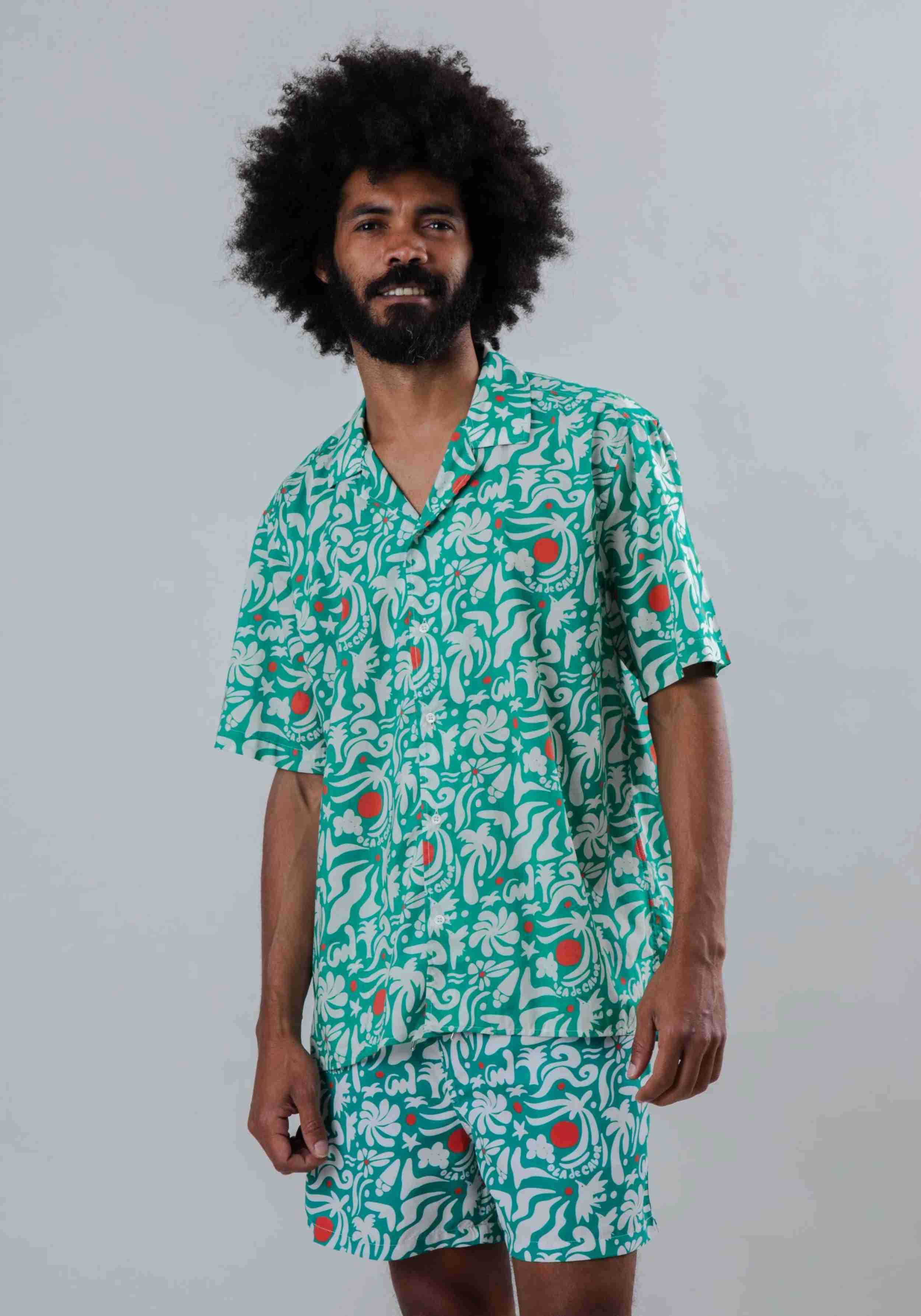 Brava Fabrics Badehose Ola de Calor Swimwear Green