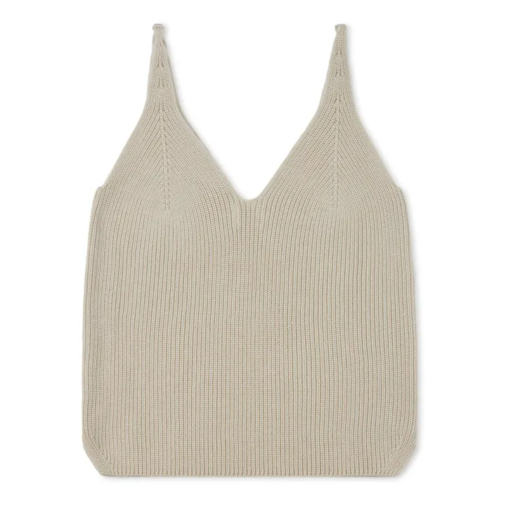 Matona Débardeur Maille Coton Bio | Beige