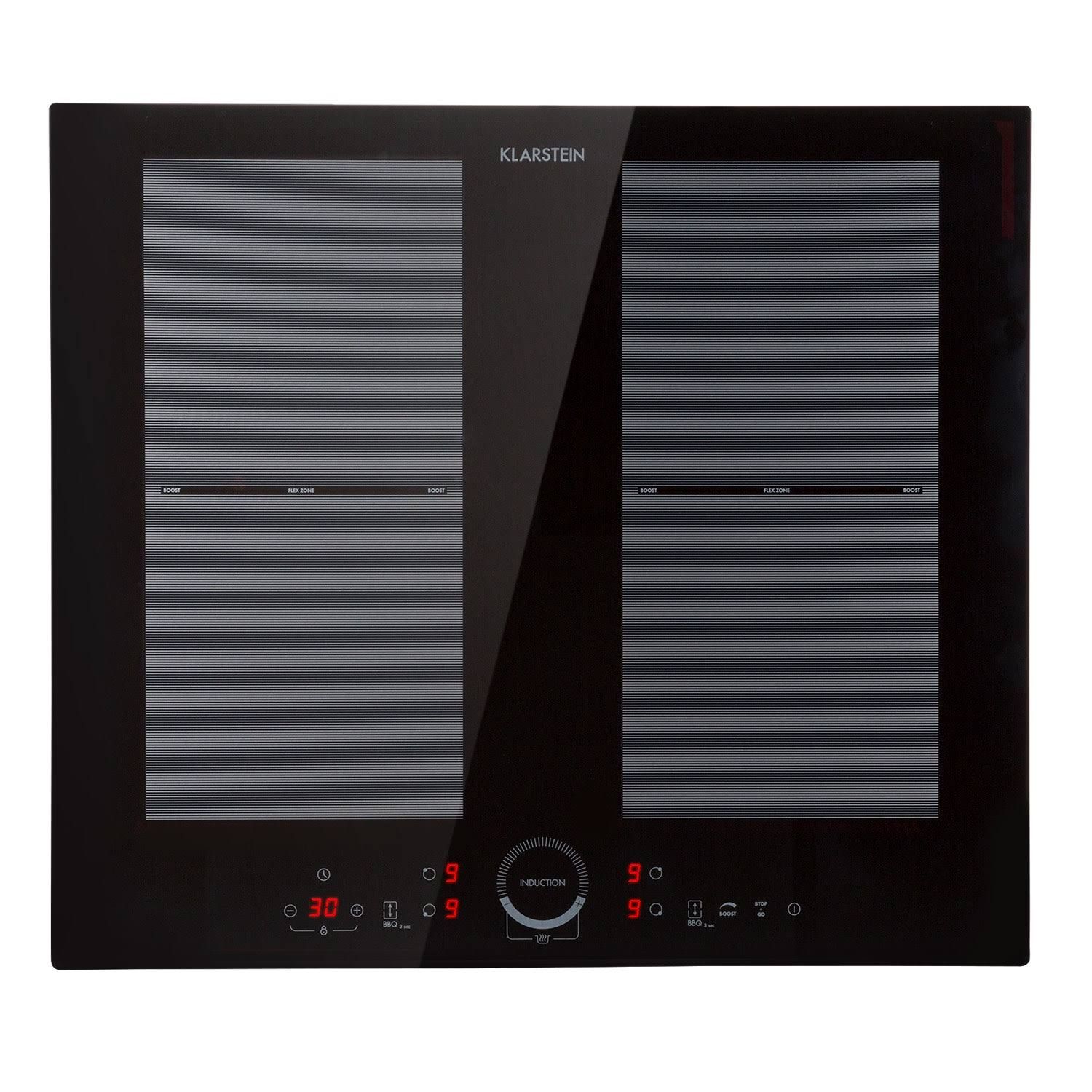 Klarstein Delicatessa 60 Einbaukochfeld Induktion 4 Zonen 7000W Glaske