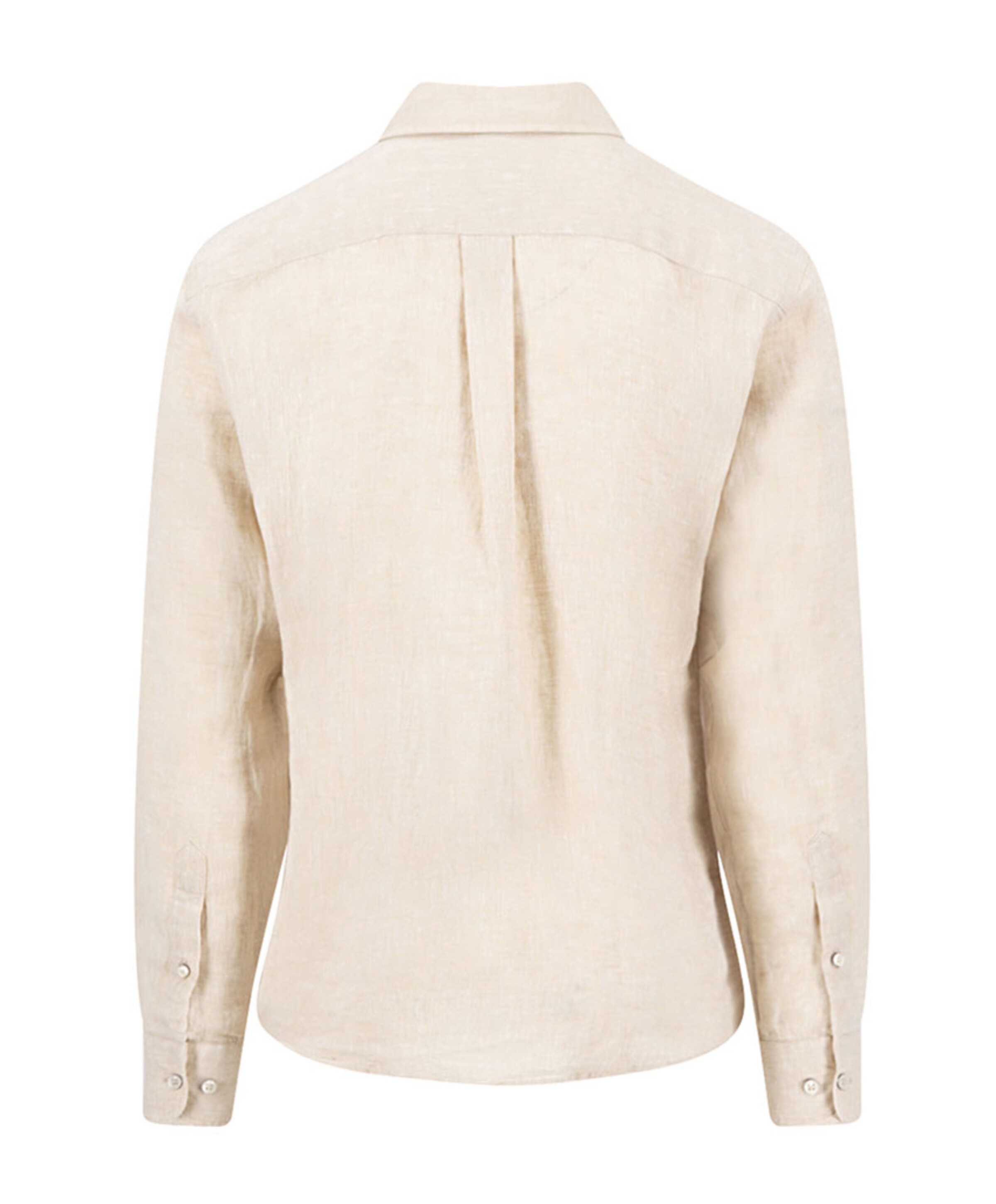 Fynch-Hatton Heren overhemd lange mouw beige