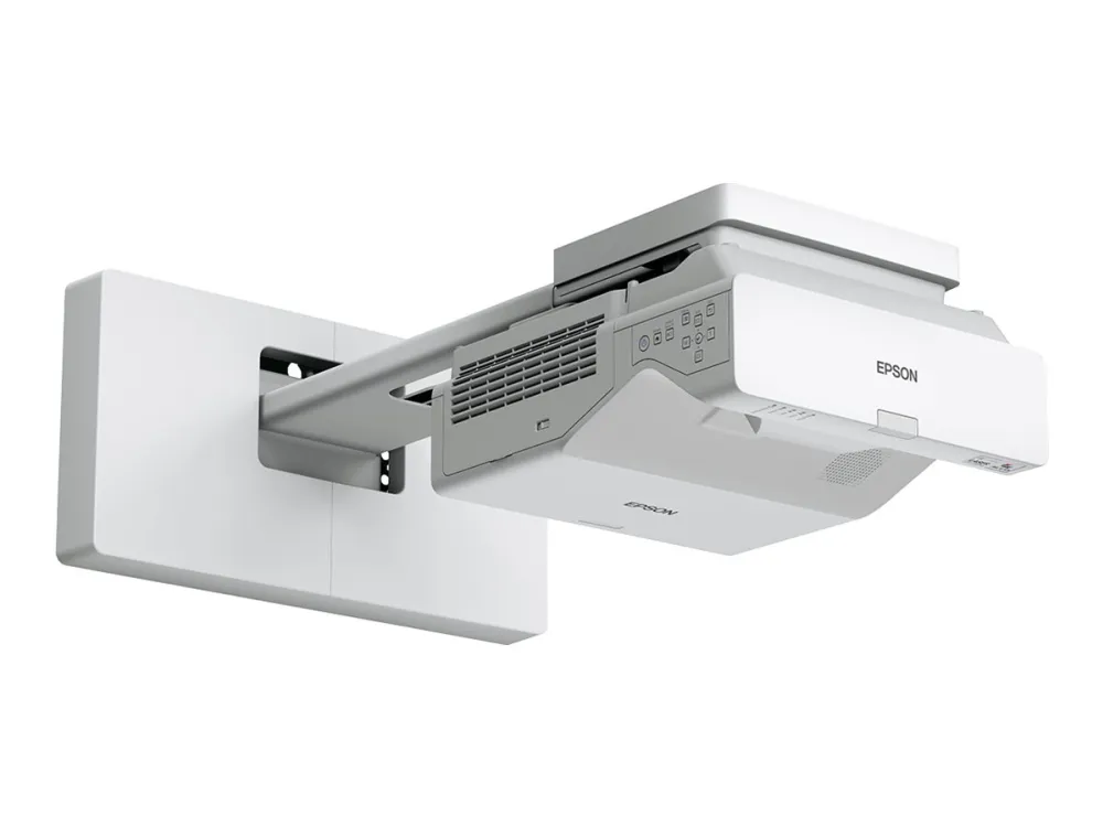 Epson EB-760W - 3-LCD-projektor - 4100 lm (hvid) - 4100 lm (farve) - 16:10 - Ultra Short-Throw-Objektiv - 802.11a/b/g/n/ac Wireless / LAN/ Miracast - hvid