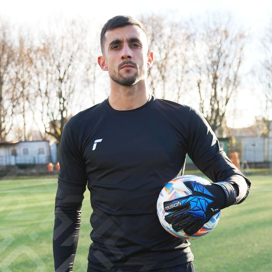 Reusch Gants de Gardien Attrakt RE:GRIP - Noir/Bleu