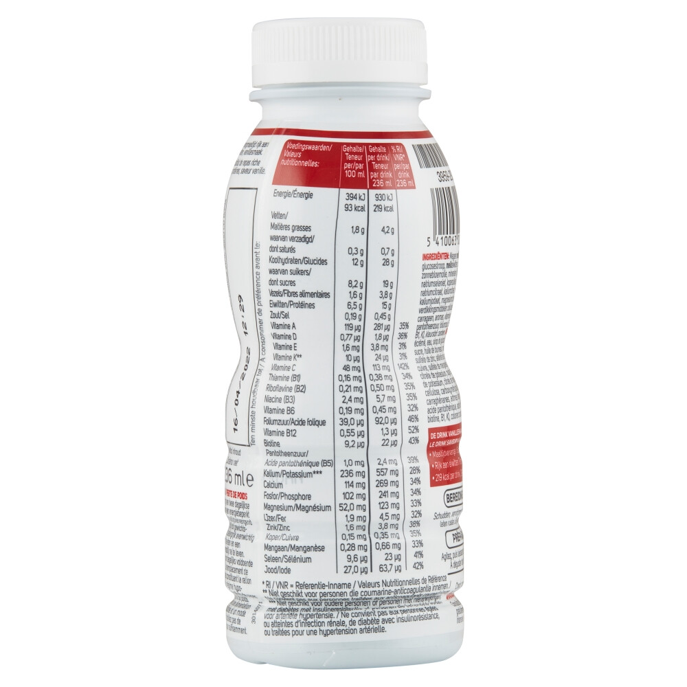 8x Modifast Intensive Drink Vanille236 ml