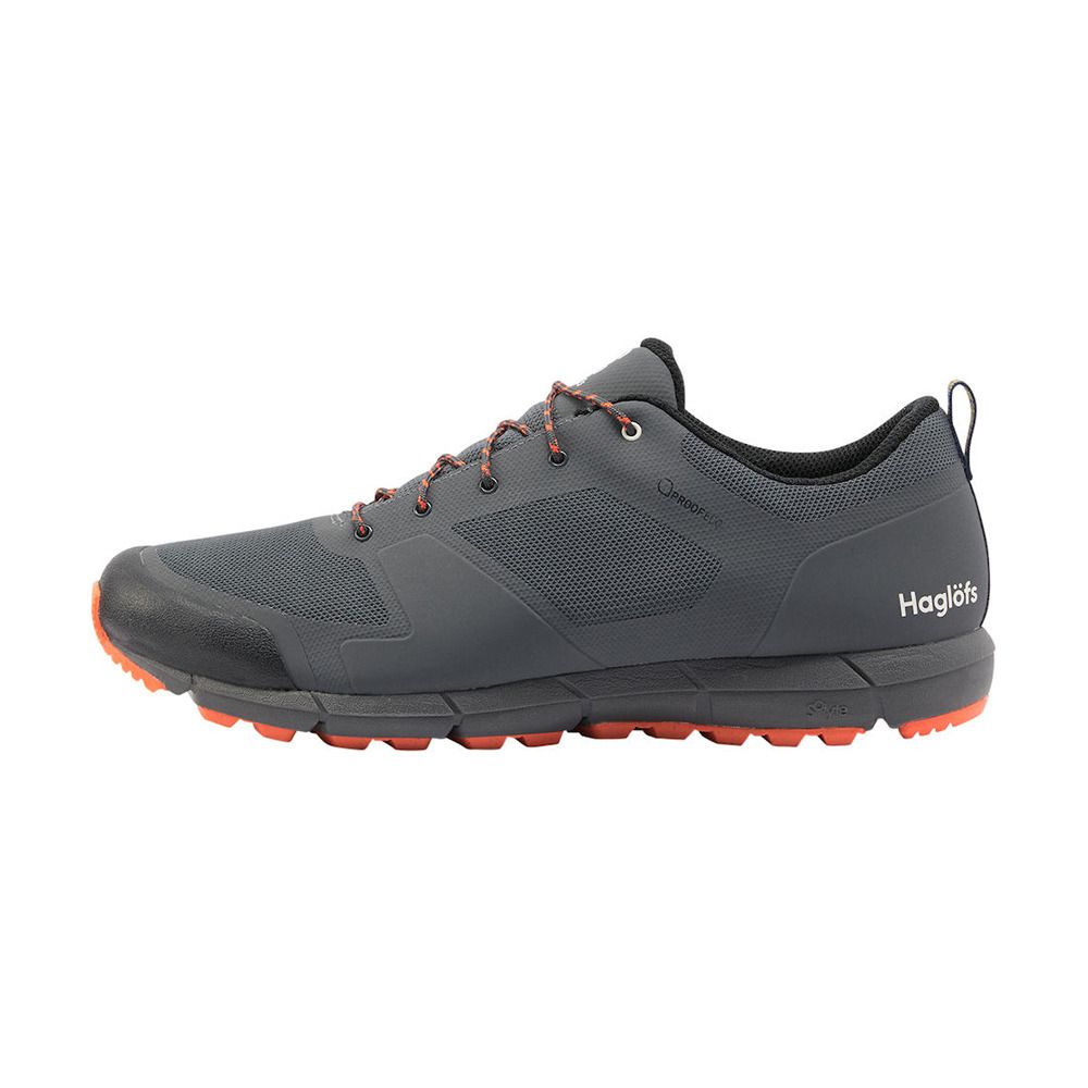 Haglöfs L.I.M LOW PROOF ECO - Chaussures randonné Homme magnetite/flame orange