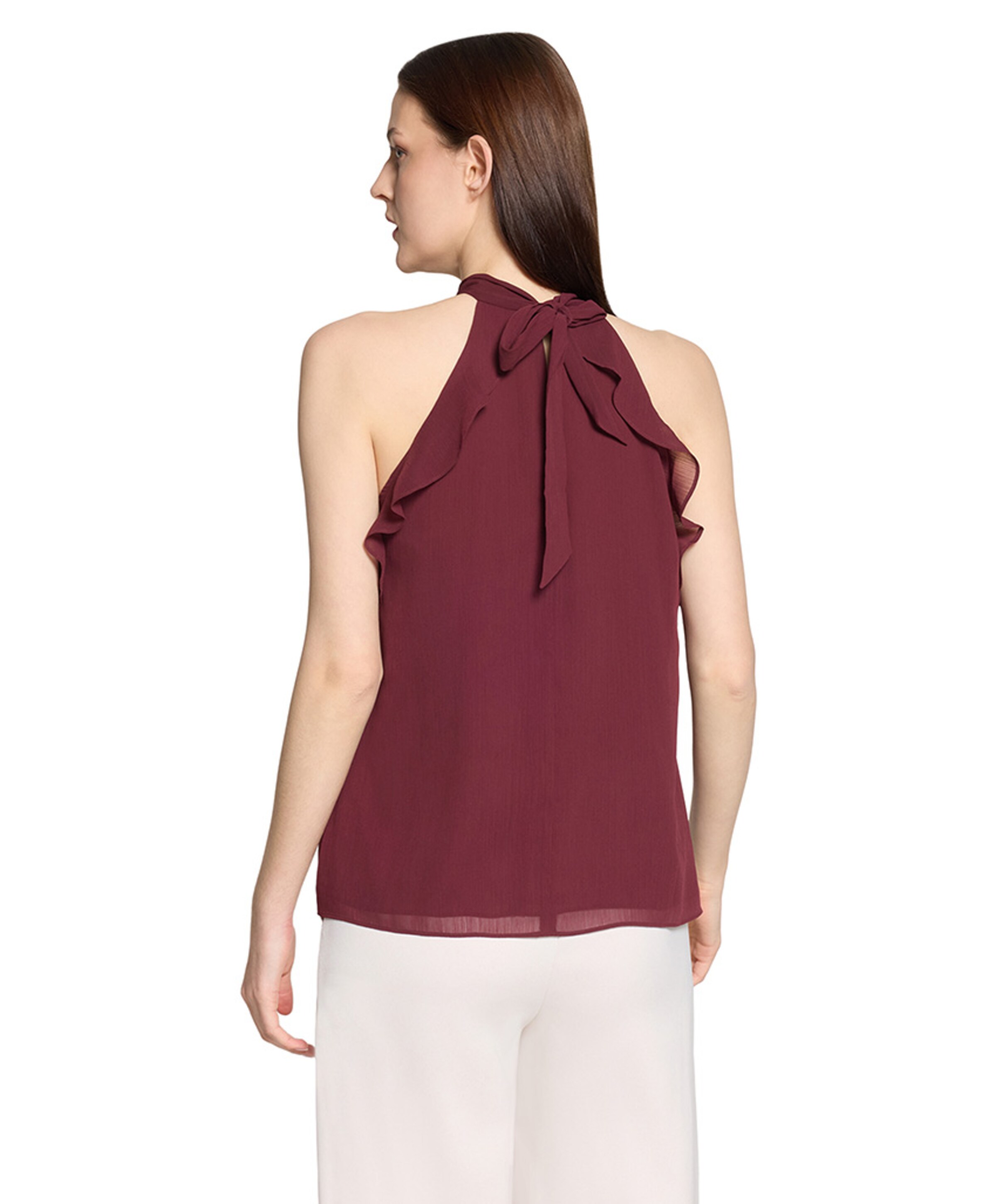 Vera Mont Dames top bordeaux
