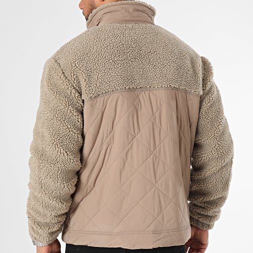 Doudoune Polaire Sherpa Workwear Beige