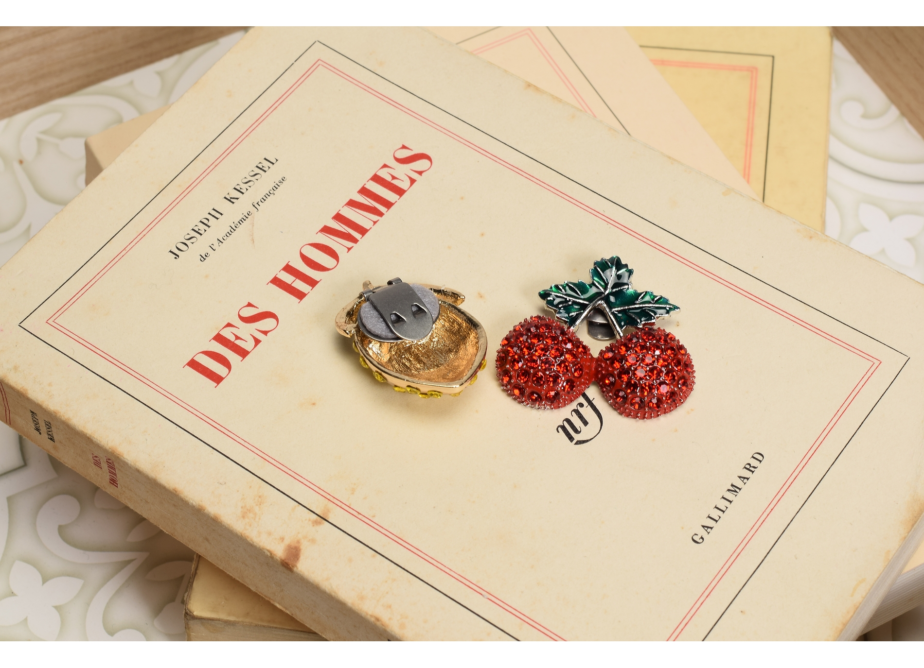 Clips cherrie liimona multicolore