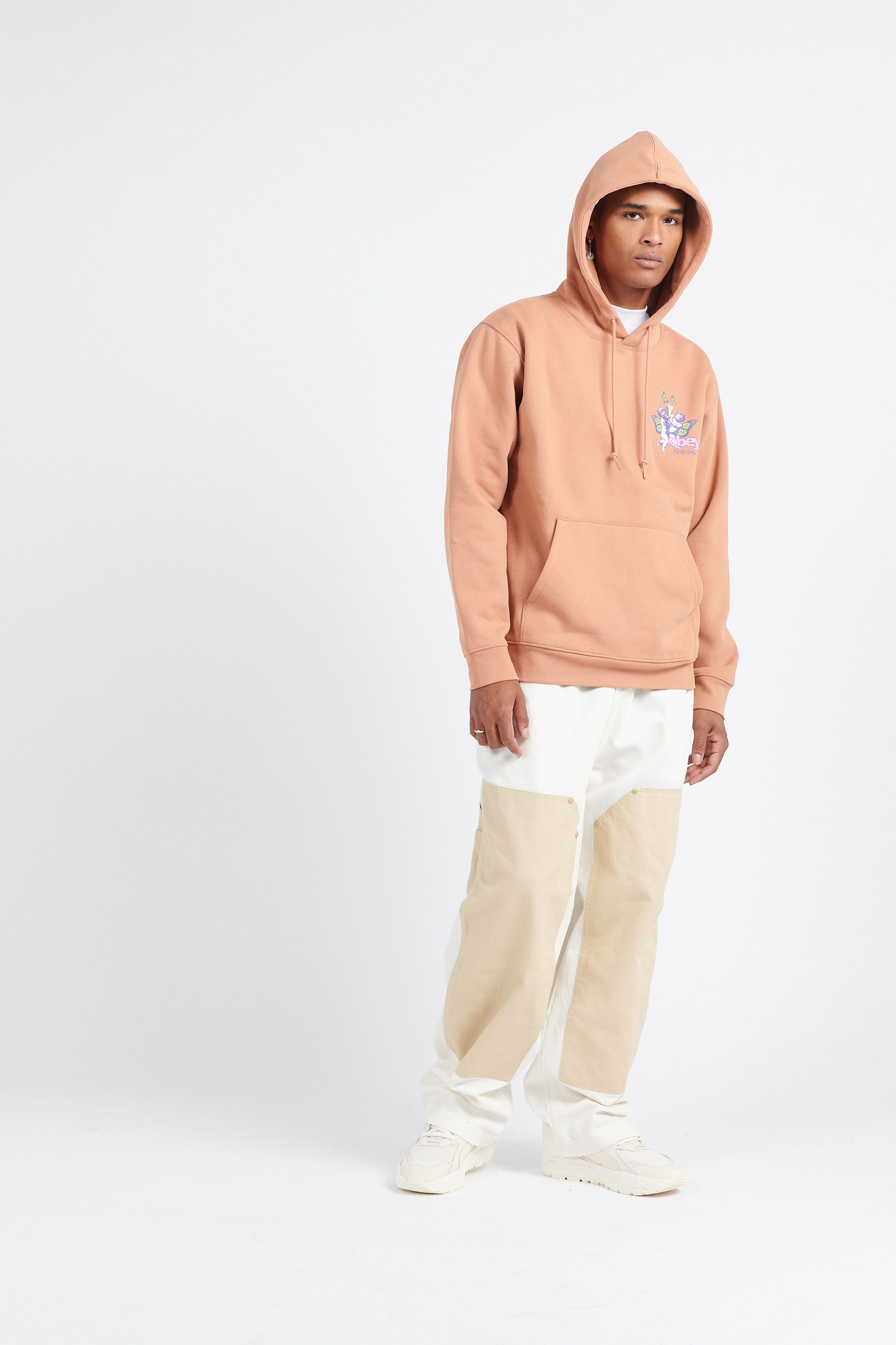 OBEY Sweat ITâ??S A OVE HD Marron