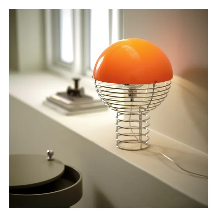 Verpan Lampe à poser Wire - Verner Panton | Orange