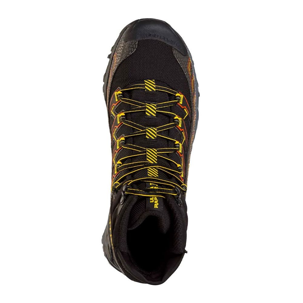La Sportiva ULTRA RAPTOR II MID WIDE GTX - Chaussures de randonné Homme black/yellow