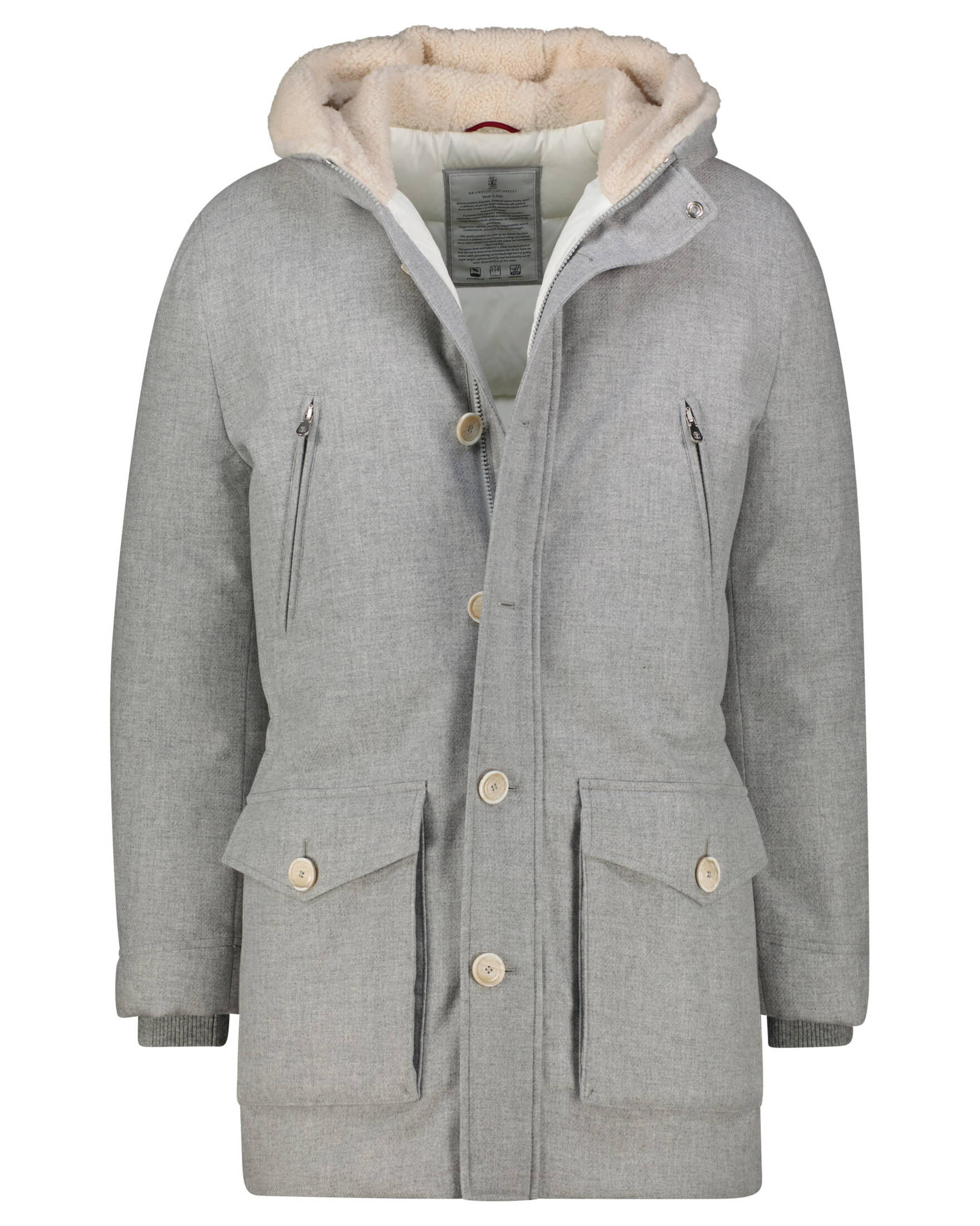 Brunello Cucinelli| Herren Daunenparka aus Köper