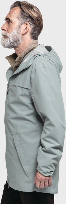 Schöffel - Urban - Lang Jack - Grijs - Parka Stijl