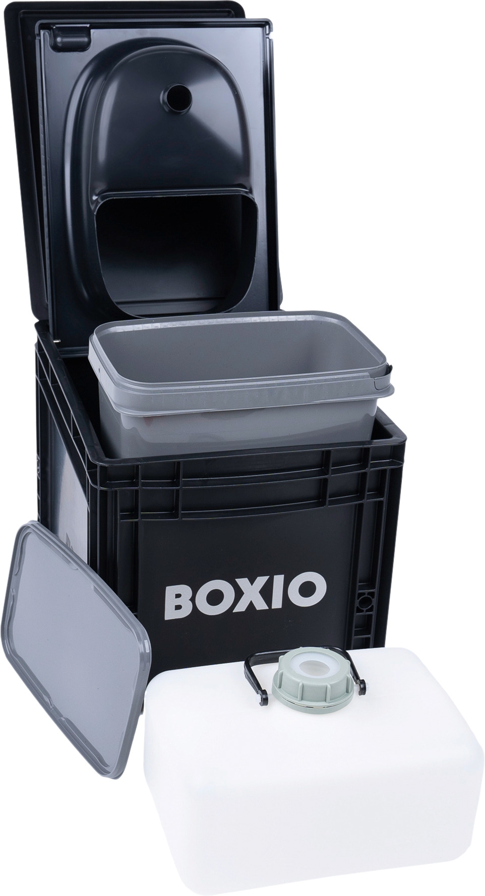 Boxio mobile Trenntoilette im Euroboxformat