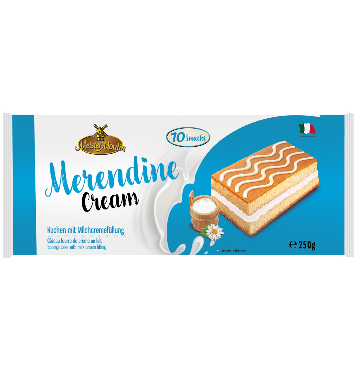 Meister Moulin Kuchenschnitten mit Milchcreme 250g MHD:1.4.25