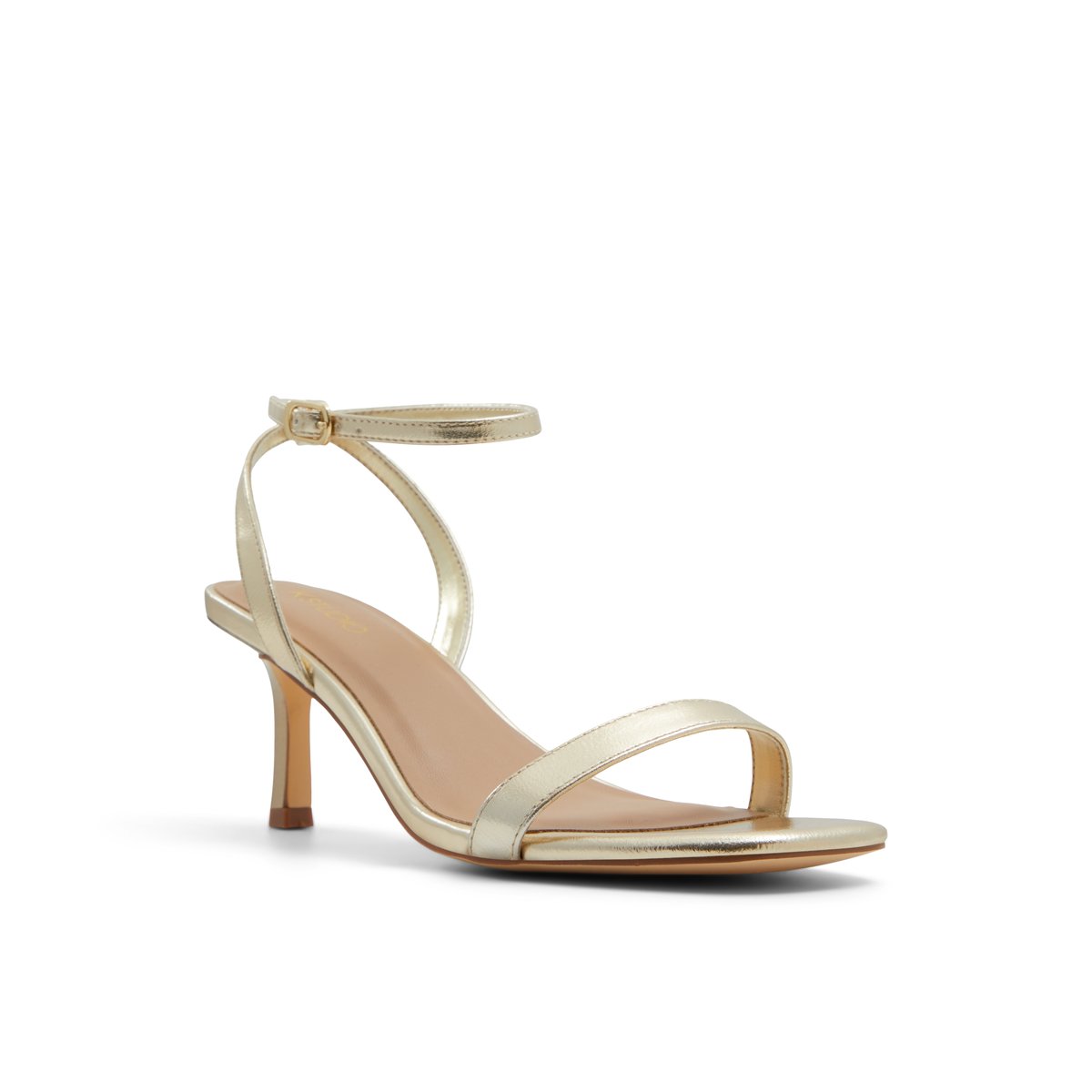 K STUDIO-Eowoenia-Sandales habillées à bride à la cheville - Talon aiguille - Or