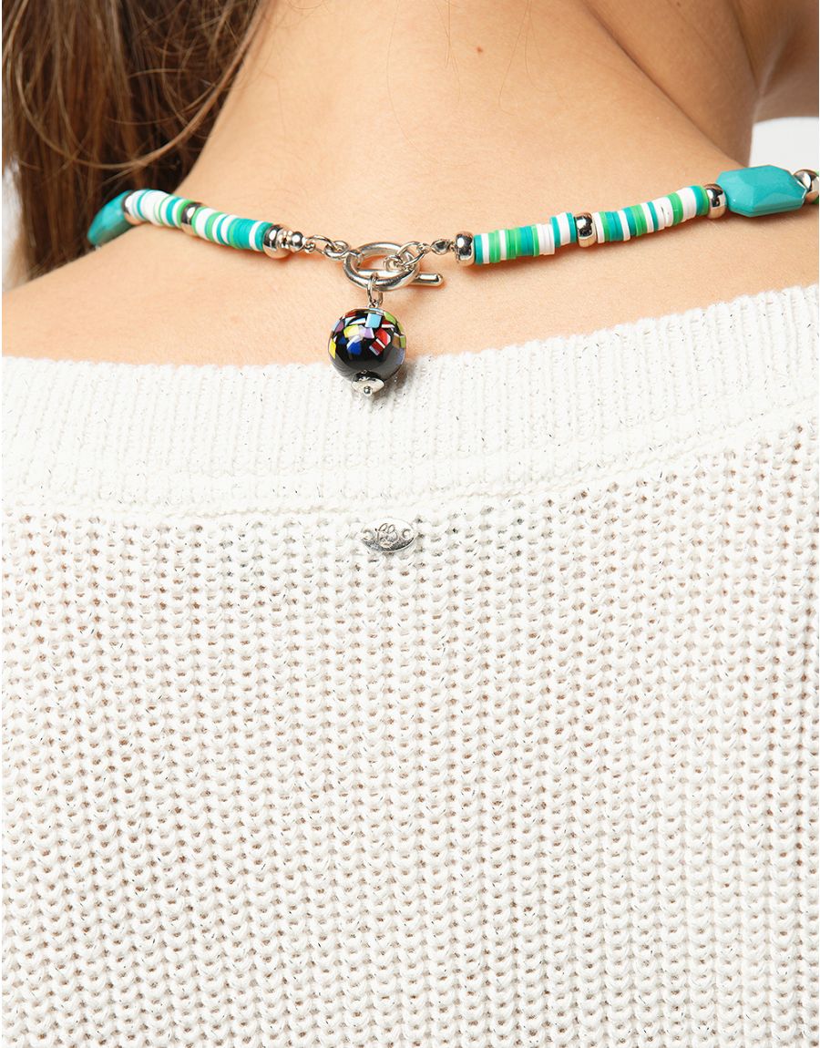 Pull blanc col bateau