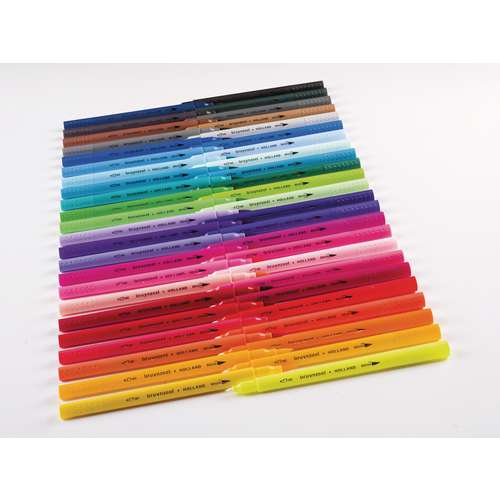 Bruynzeel Creatives Fineliner Brush Pen Sets im Feinkarton-Etui