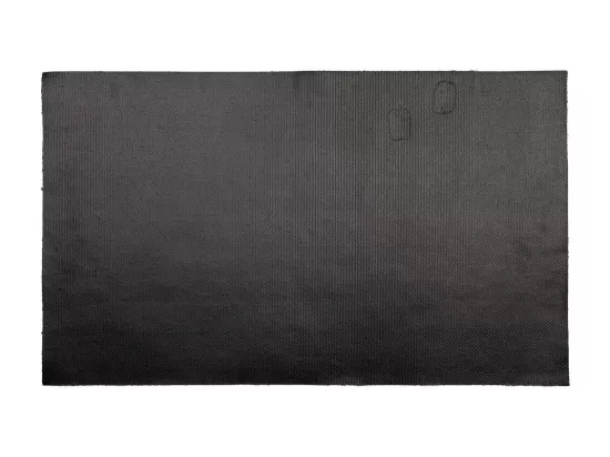 Tapis d'entrée en PVC imprimé marron 45x75