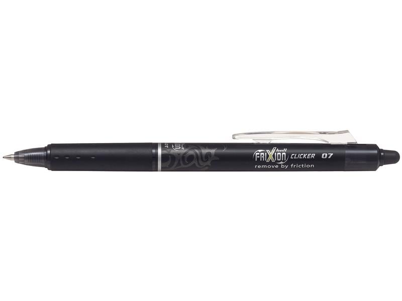 Pilot Rollerball Frixion Clicker 0.7 mm Schwarz, Medium Ohne Rückstand löschbarer Tintenroller