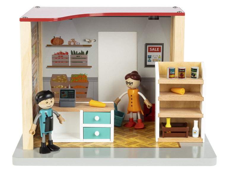 Houten poppenhuis