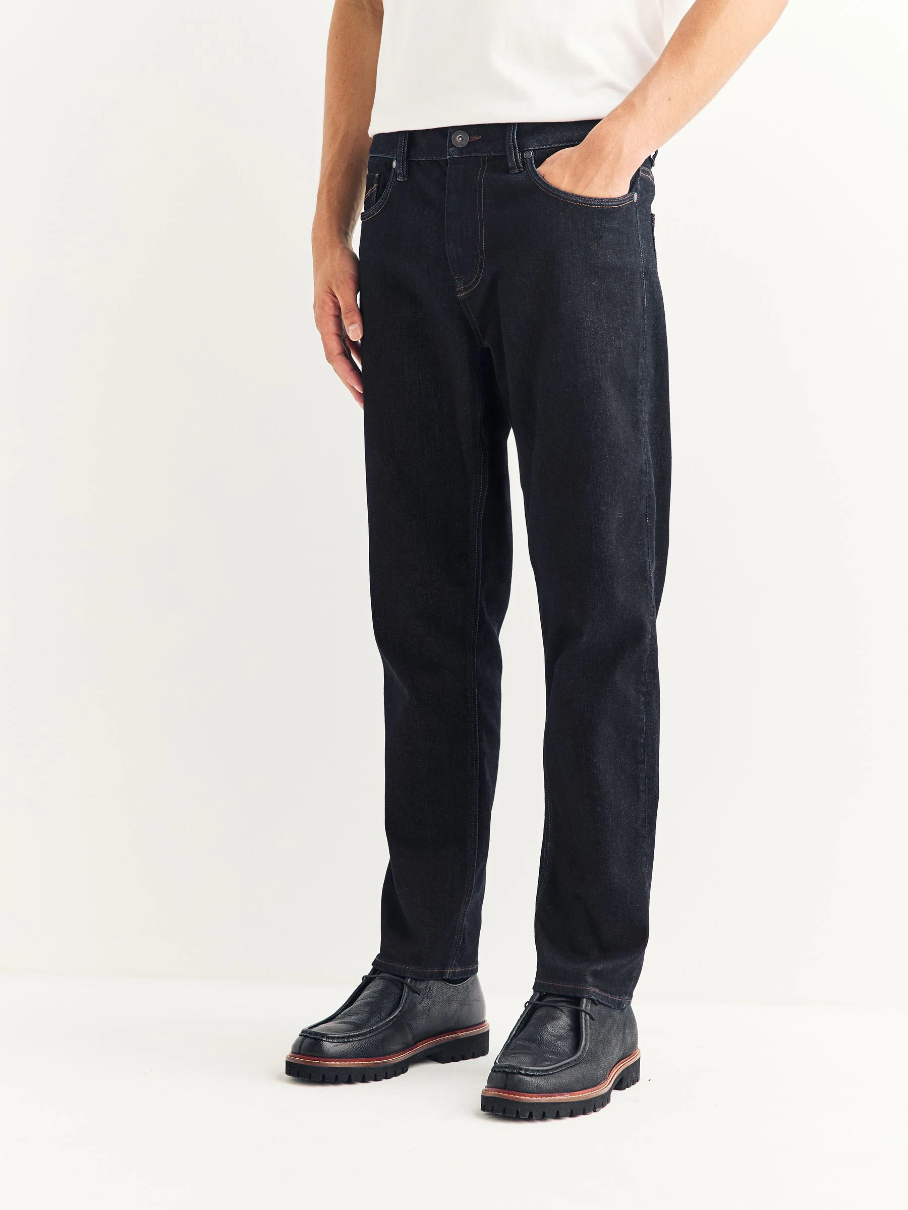 Blauw met wassing - Slim Fit - Motionflex jeans