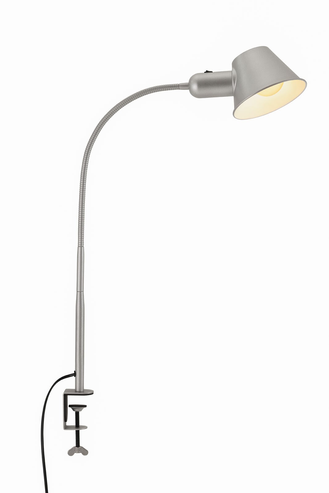 BRILONER LED Schreibtischlampe BRELLO II grau