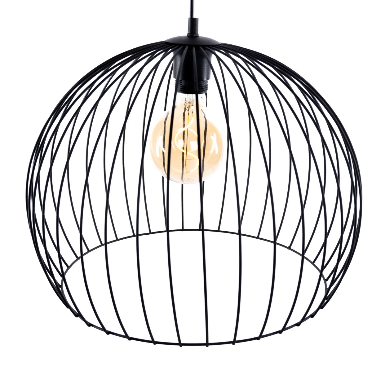 Moderne hanglamp zwart 40 cm - Koopa