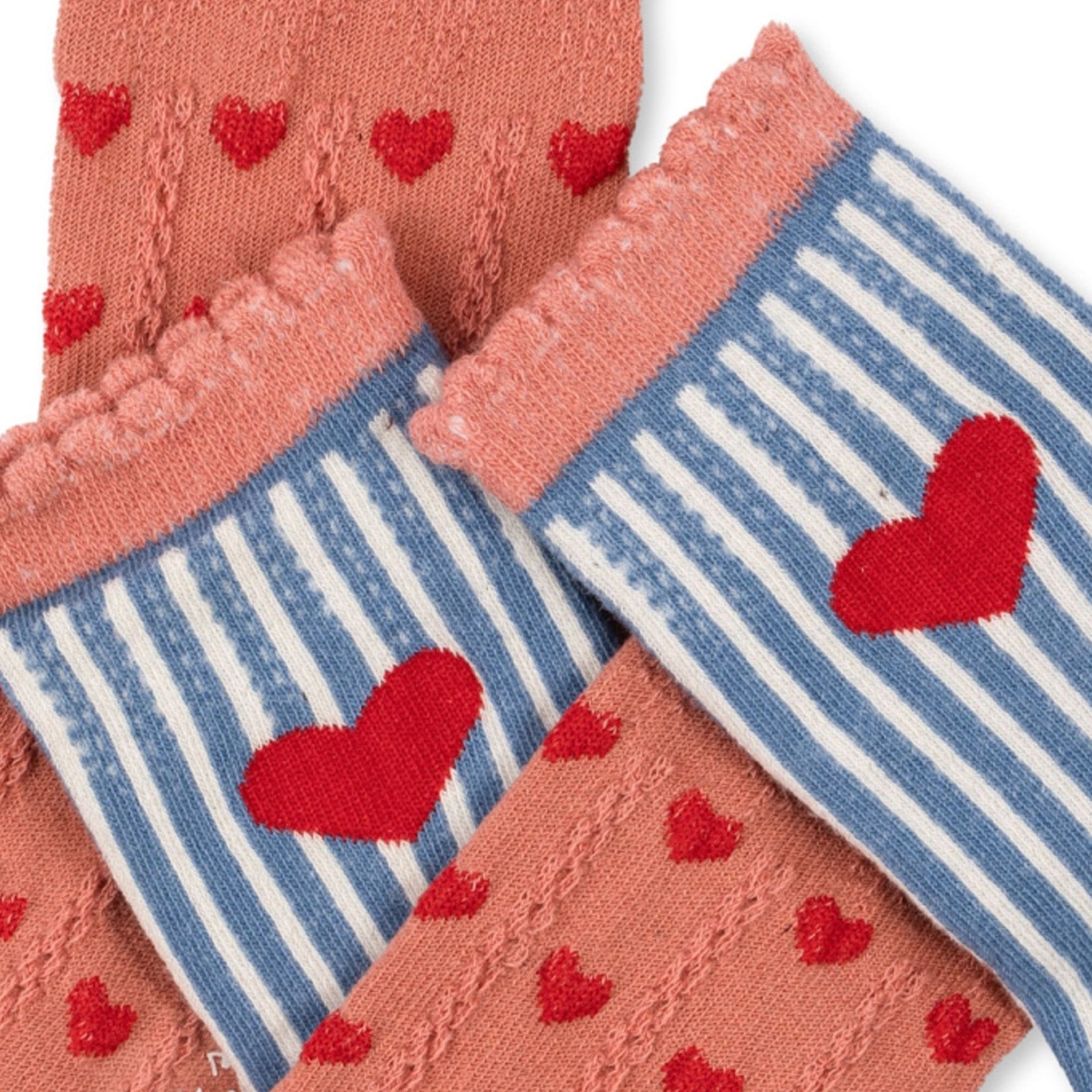 Socken 2er Set Heart Mix