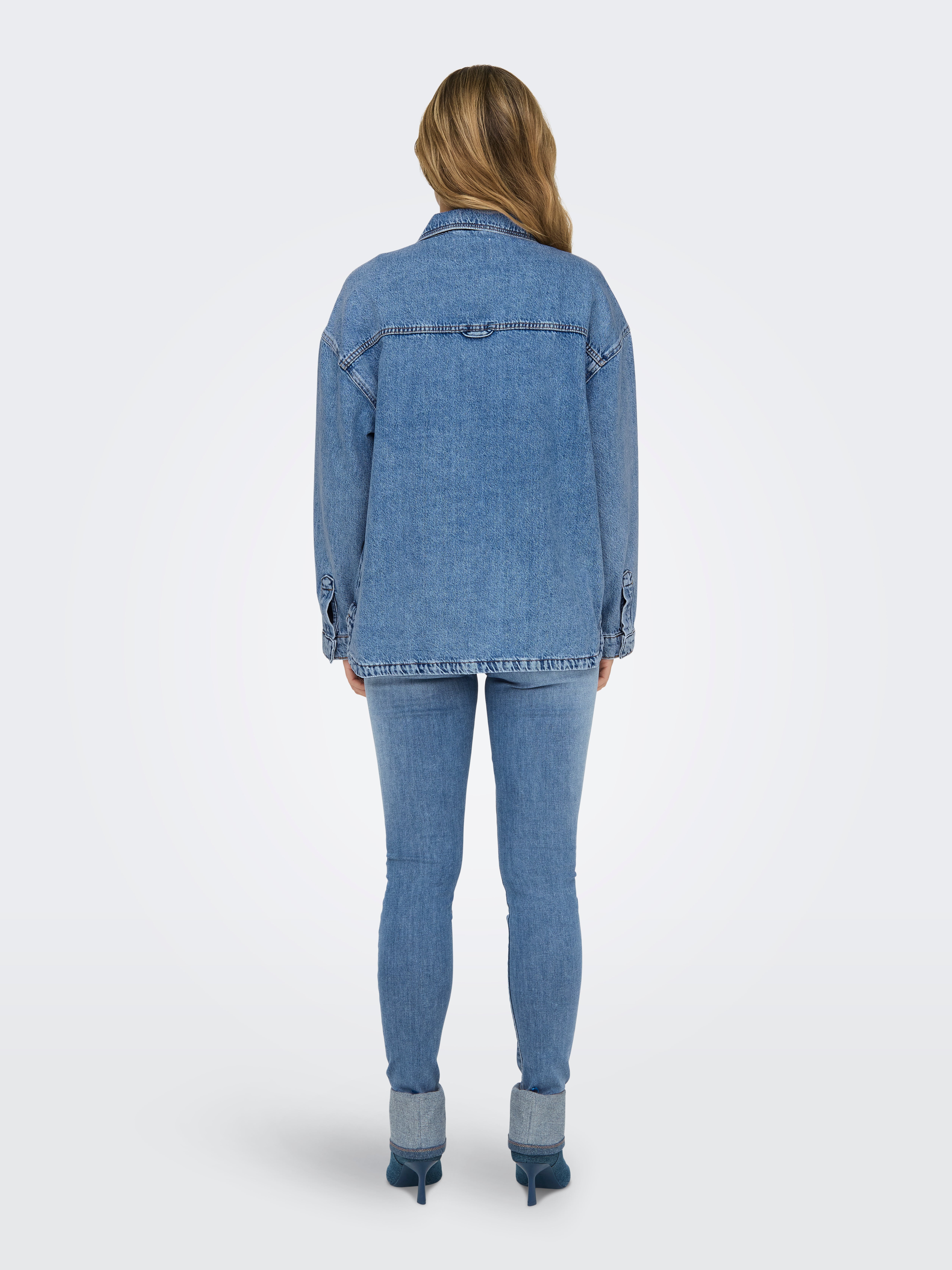 ONLEMMIE Jeanshemd Light Blue Denim