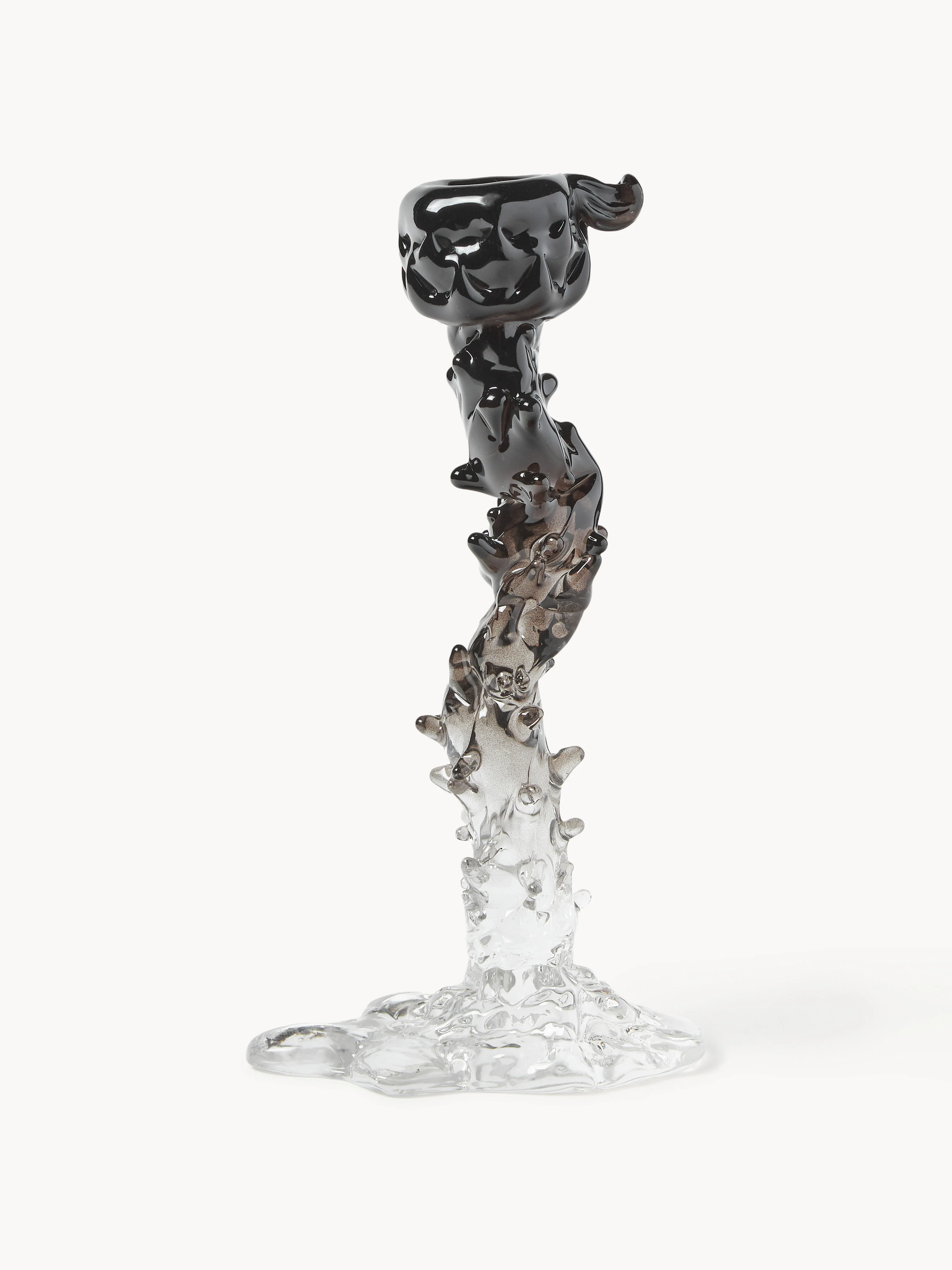 Kaarshouder Drip van glas