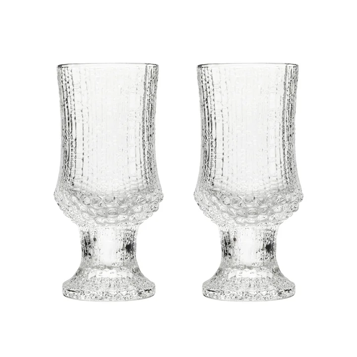 Iittala - Ultima Thule Weissweinglas mit Fuss 16 cl (2er-Set)