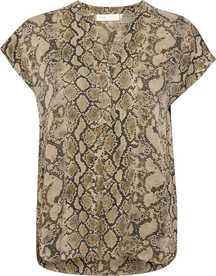 InWear LiraIW Print Top Premium Structure snake print