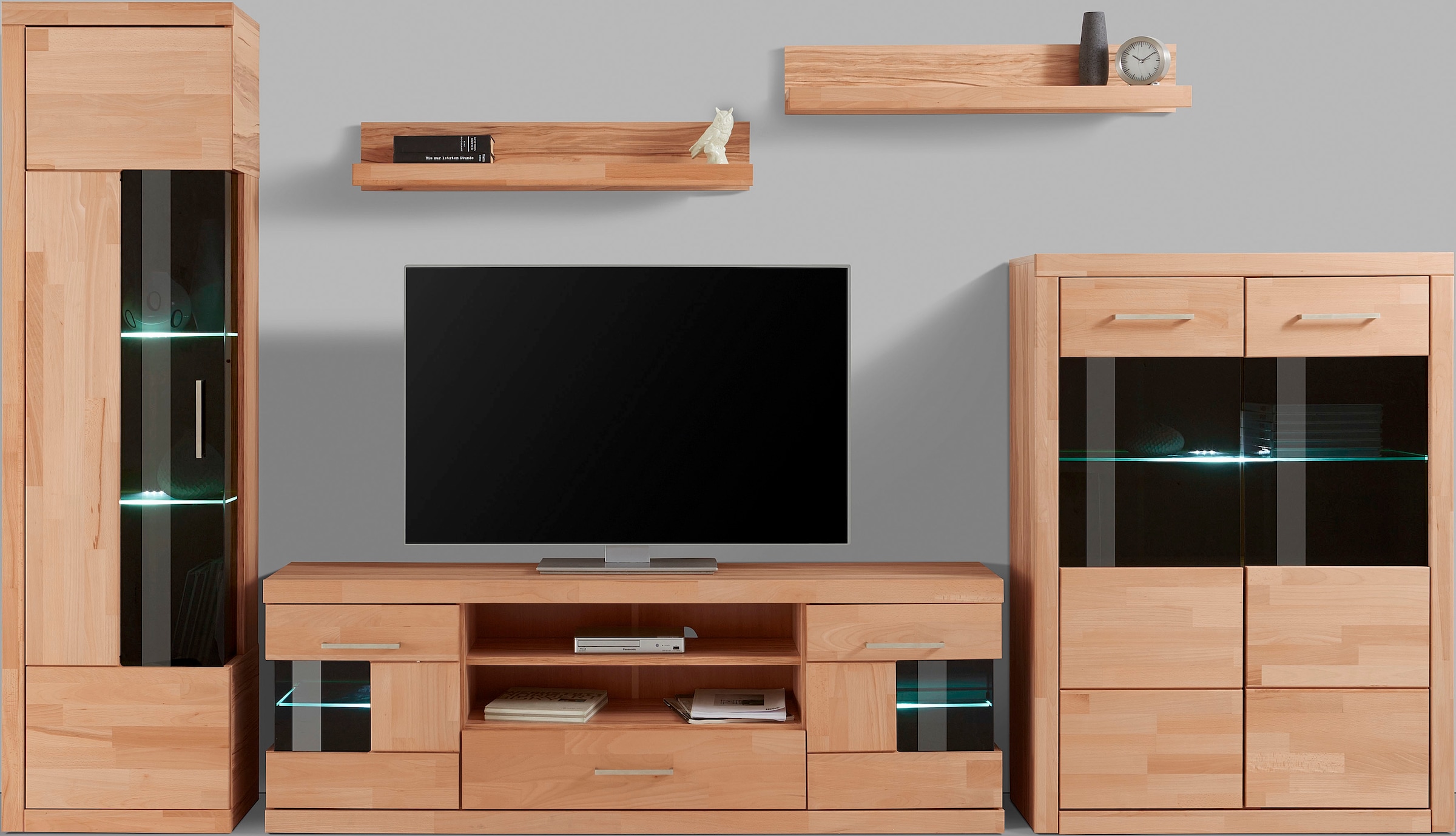 Home affaire Wohnwand »Ribe Wohnwand Set-5 St.« 5 Stk. tlg.