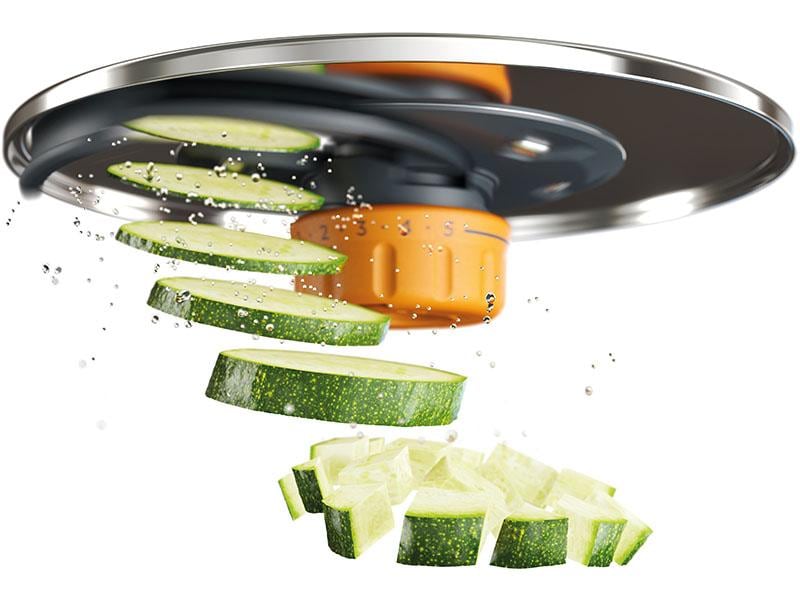 Kenwood Food Processor MultiPro XL Weigh  FDM72.990SS, Grau Küchenmaschine mit eingebauter Digitalwaage und dem Count-up-Timer