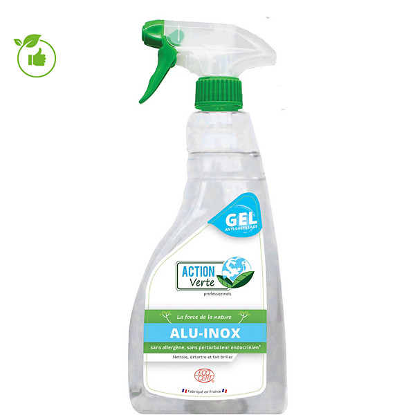 Nettoyant dégraissant alu-inox HACCP Action Verte 750 ml