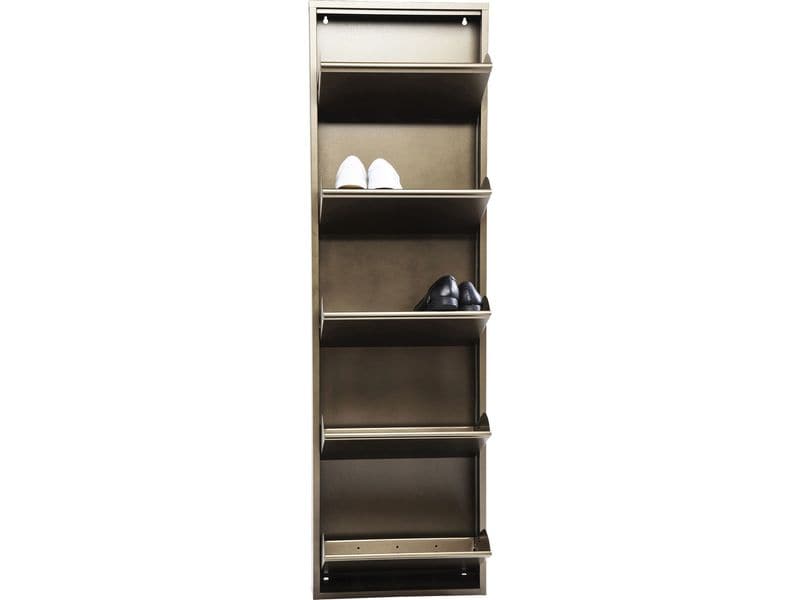 Kare Schuhschrank Caruso 5-er, 50 x 170 cm, Braun Schuhschrank