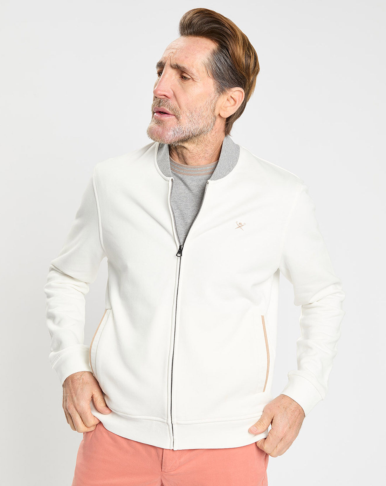 Hackett London Sweat Bombers écru