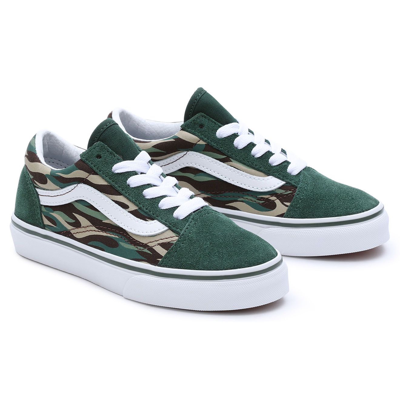 Vans Baskets Old Skool vertes