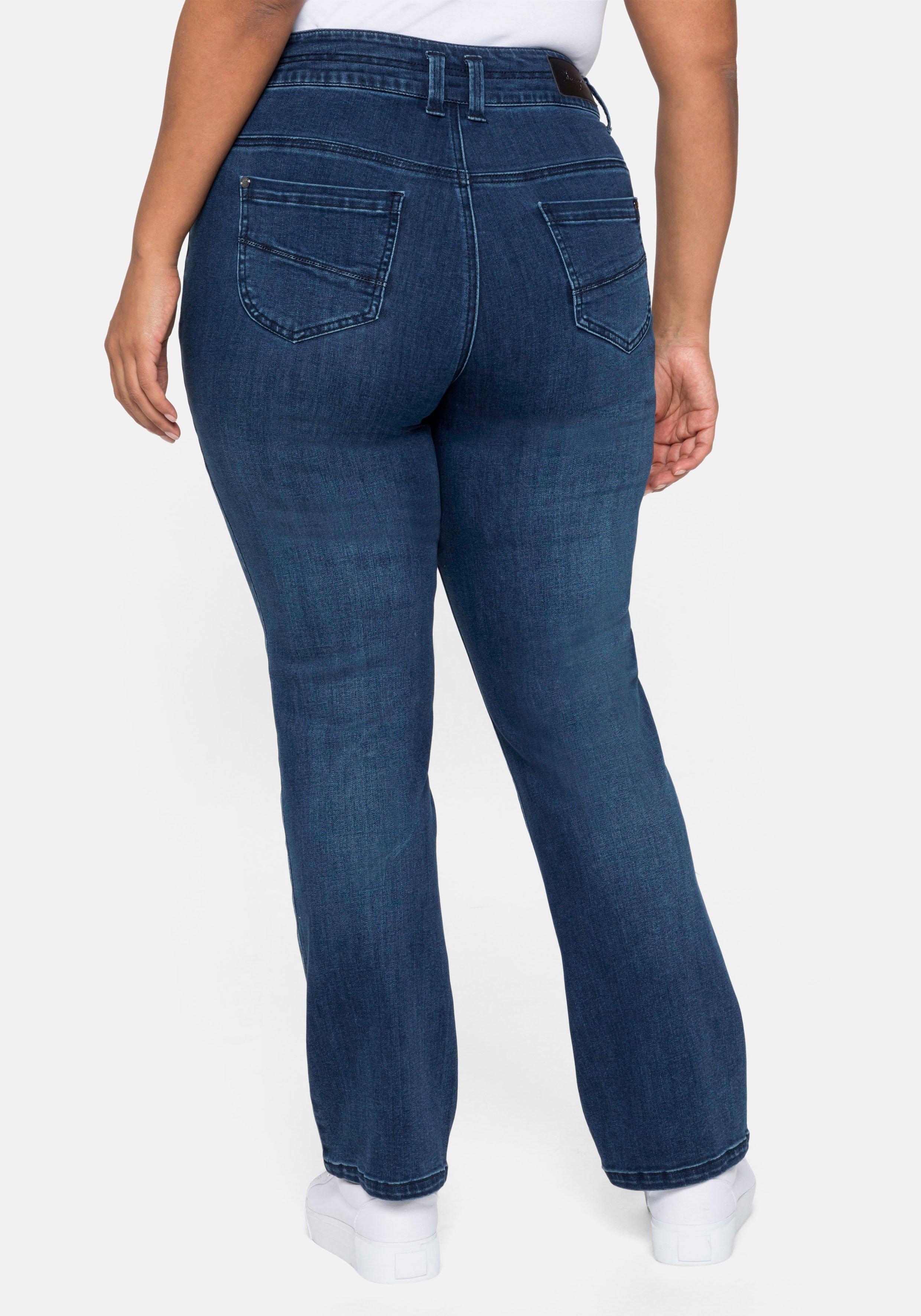 Gerade Jeans in Curvy-Schnitt MANUELA