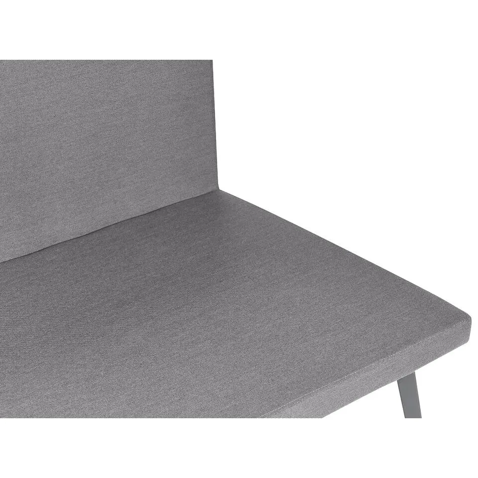 LORETELLO - Loungebank 3-zits - Grijs - Links - Polyester