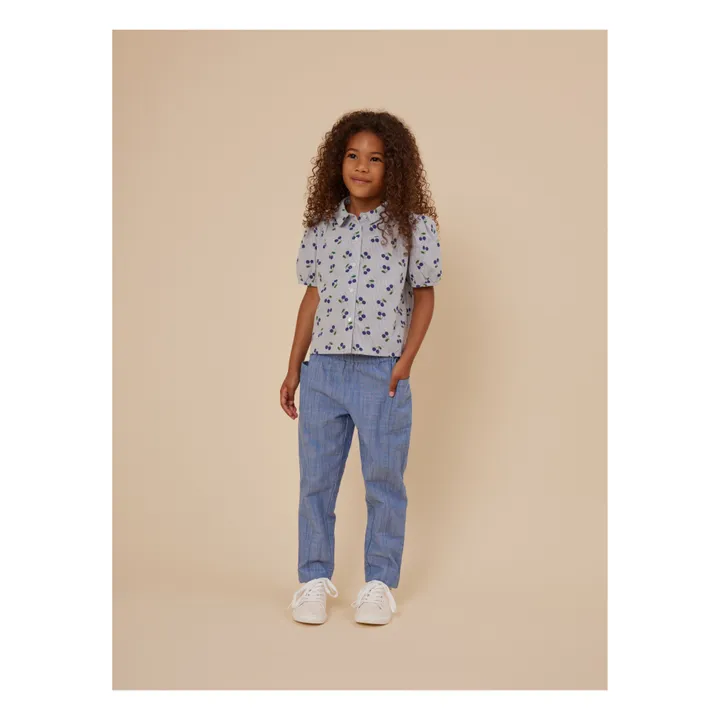 Bonpoint Pantalon Connell Chambray | Bleu jean